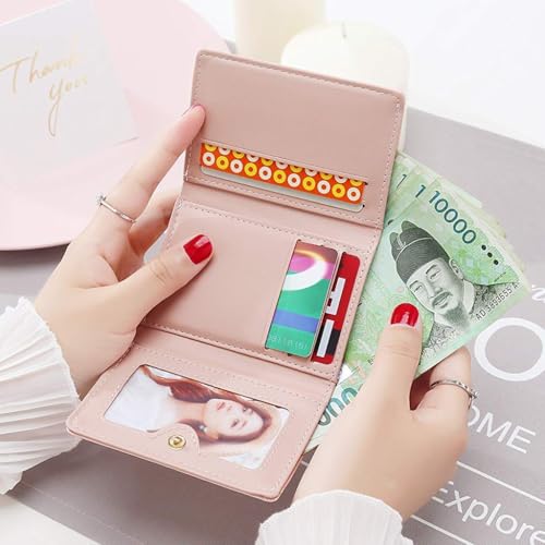 PALAY® Mini Wallet for Women PU Leather Small Card Holder Ladies Purse Hand Clutch with Heart Shaped Metal Buckle Mothers Day Gift for Mom Blue 3 PCS PALAY® Mini Wallet for Women PU Leather Small Card Holder Ladies Purse Hand Clutch with Heart Shaped Metal Buckle Mothers Day Gift for Mom Blue 3 PCS